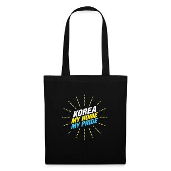 Korea My Home My Pride Gift Noël enfants - Sac en tissu - noir - Devant