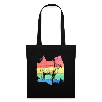 Sheep sheep black sheep lamb t shirt gift - Tote Bag - black - Front