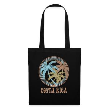 Costa Rica - Stoffbeutel - Schwarz - Vorne