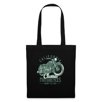 Classic motorcycles. Born to live - Tote Bag - black - Front