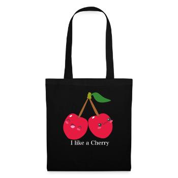 Cherry cherry tree fruit fruit love gift love - Tote Bag - black - Front