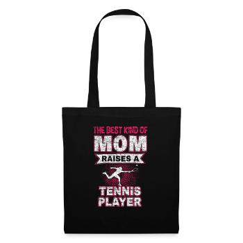 Tennis mom tennis player gift Mother's Day - Tote Bag - black - Front