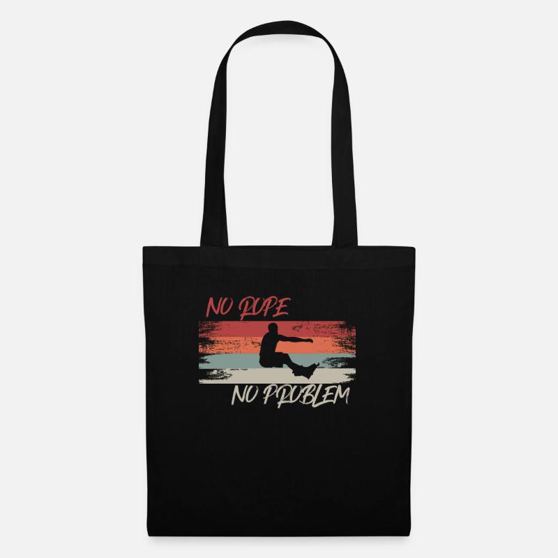 Wakeboard - Wakeboarder - Spruch - Geschenk - Stoffbeutel - Schwarz