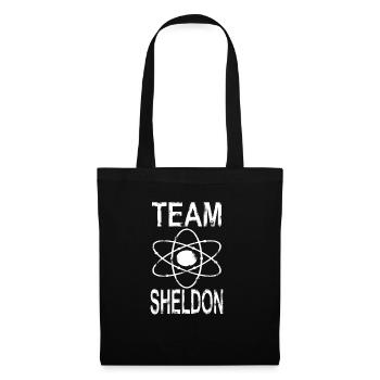 TEAM SHALDON physic physic student nerd - Tote Bag - black - Front