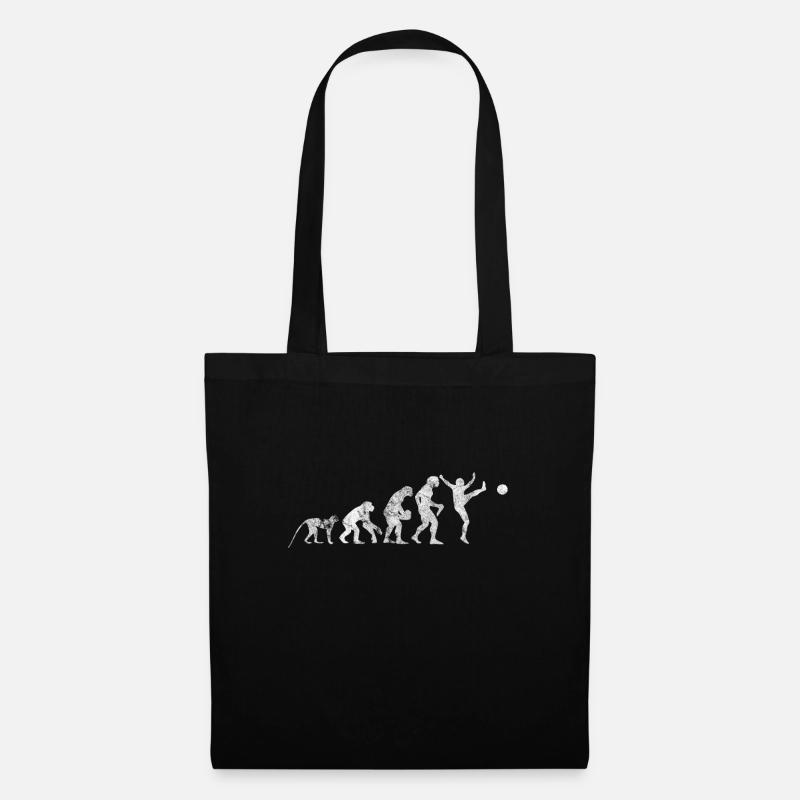 Evolution Soccer Fußballtrainer Geschenk - Stoffbeutel - Schwarz