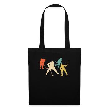 Vintage Style Ice Hockey - Sac en tissu - noir - Devant