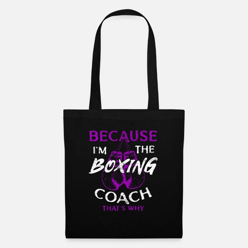 boxe - Sac en tissu - noir