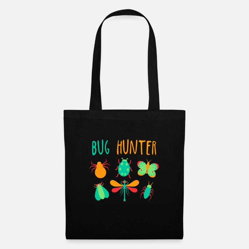 Bug Hunter beetle collector design kids gift - Tote Bag - black