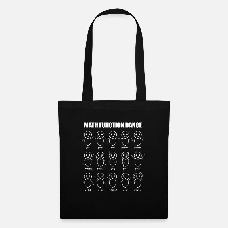 Math Function Dancew - Stoffbeutel - Schwarz
