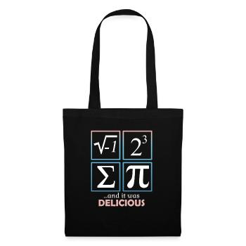 And It Was Delicious - Sac en tissu - noir - Devant
