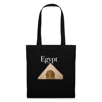 Pyramide pyramides Egypte - Sac en tissu - noir - Devant
