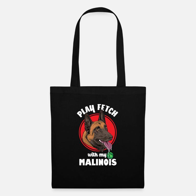 Belgian Malinois - Stoffbeutel - Schwarz