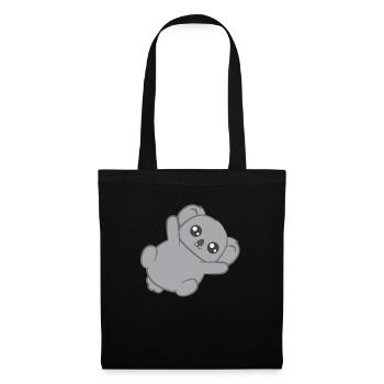Koala - Koalas - Koalafan - Koalababy - Geschenk - Stoffbeutel - Schwarz - Vorne