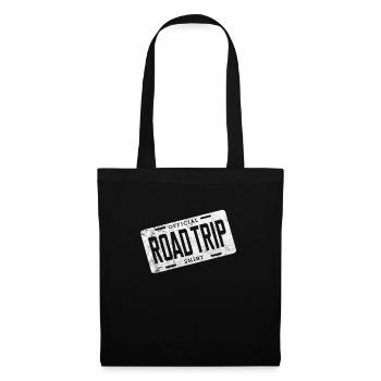 Official Road Trip Shirt I License Plate Party - Tote Bag - black - Front