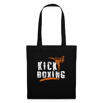 Kickboxen - Stoffbeutel - Schwarz - Vorne