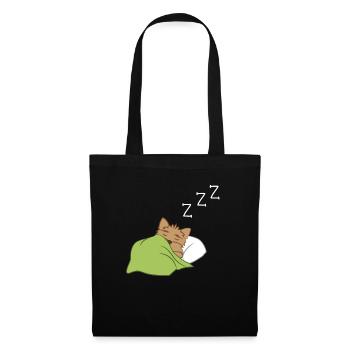 Yorki - Yorkshire Terrier - Sleeping - Puppy - Tote Bag - black - Front