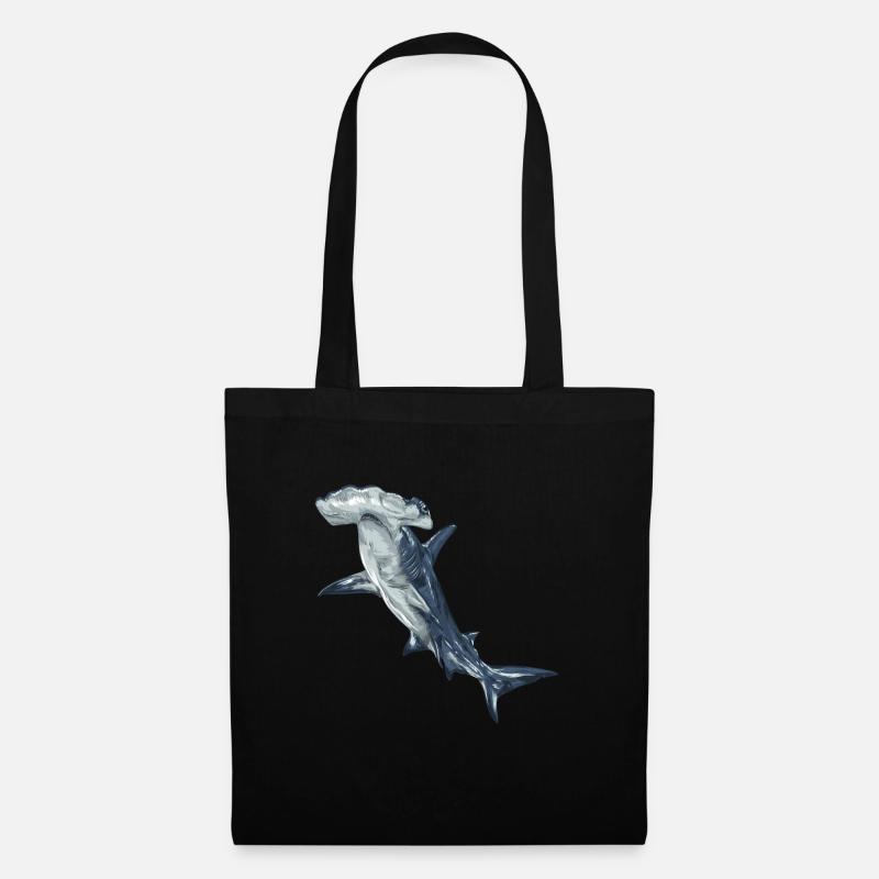 Shark, shark - Tote Bag - black