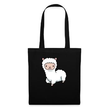 Alpaca baby - Tote Bag - black - Front
