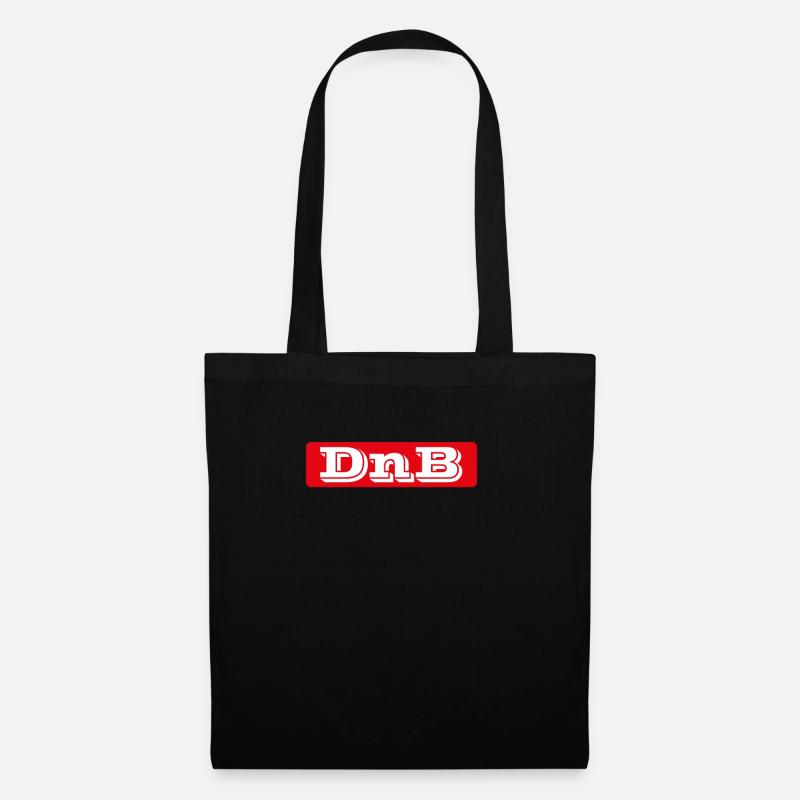 Drum and Bass Gift Idea DnB - Tote Bag - black