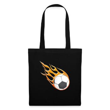 Fire football. - Tote Bag - black - Front