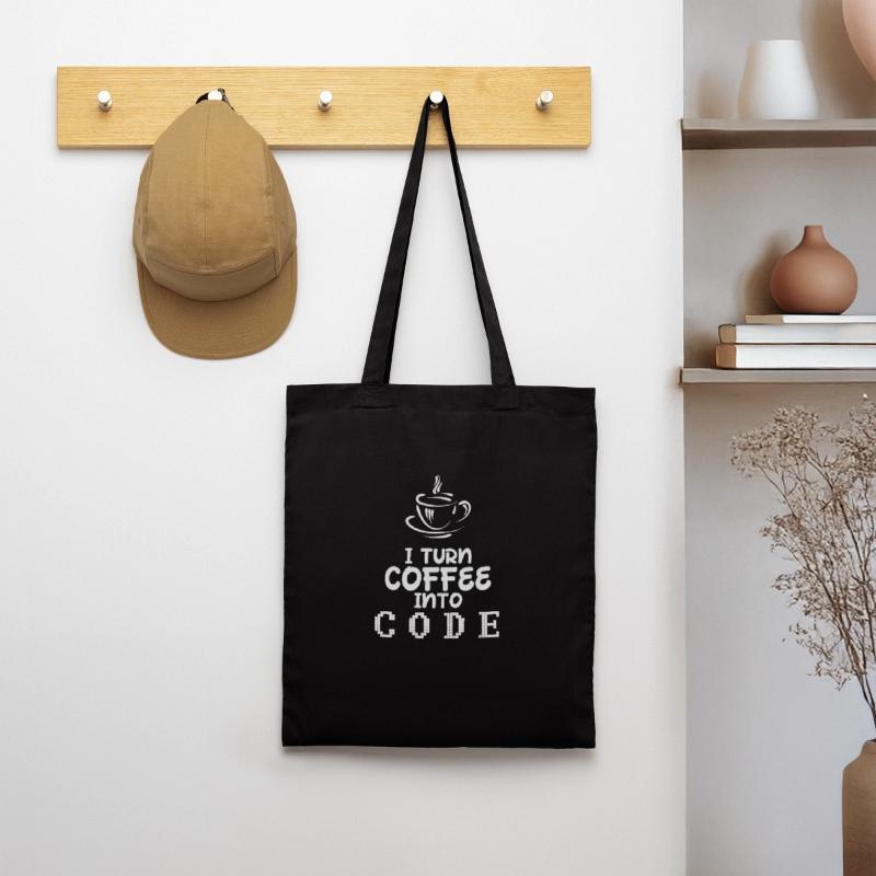 Programmieren Informatik Geschenk · Kaffee Stoffbeutel