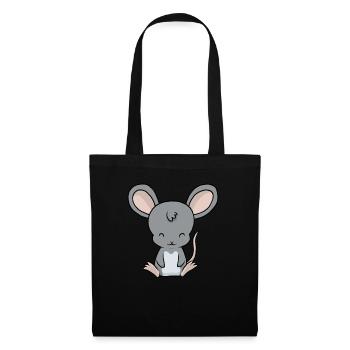 Little baby mouse - Tote Bag - black - Front