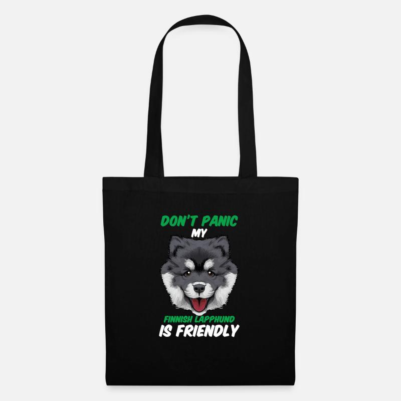 Finnish Lapphund - Stoffbeutel - Schwarz
