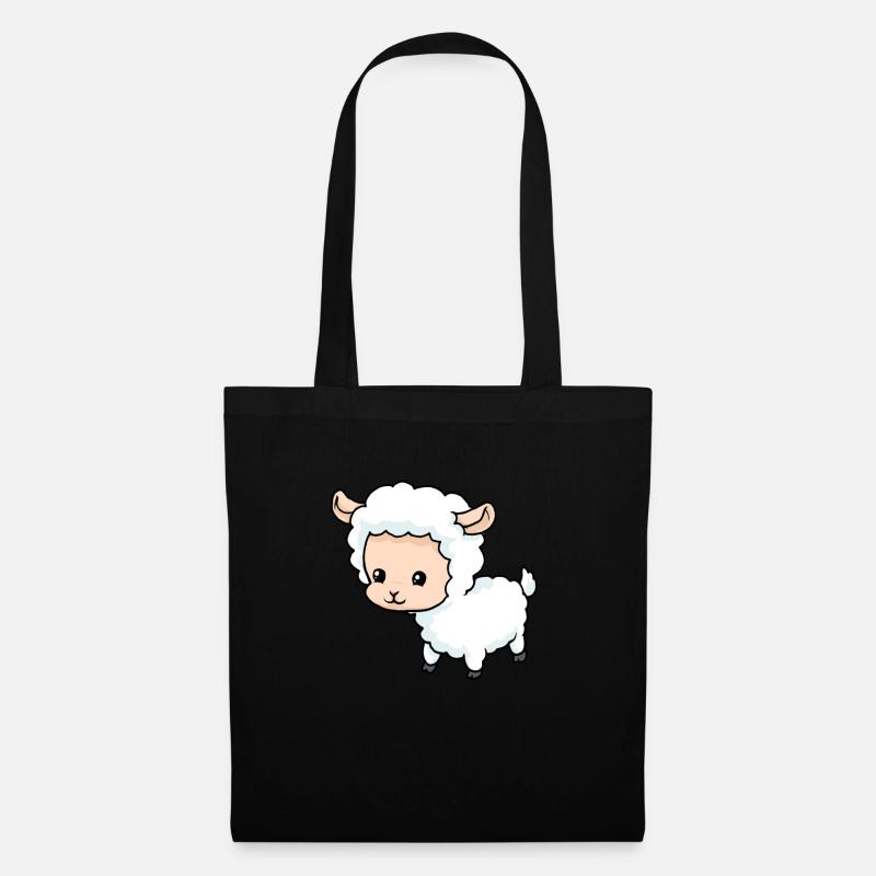 Petit mouton - Sac en tissu - noir