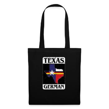 Texas German coole stolze Geschenkidee Deutsch - Stoffbeutel - Schwarz - Vorne