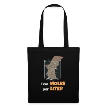 Two Moles Per Liter - Stoffbeutel - Schwarz - Vorne
