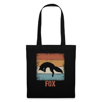 Fuchs Fox - Stoffbeutel - Schwarz - Vorne