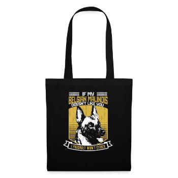 Dog Lovers print Belgian Malinois Owner Gift - Tote Bag - black - Front