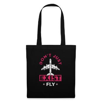 pilot - Tote Bag - black - Front