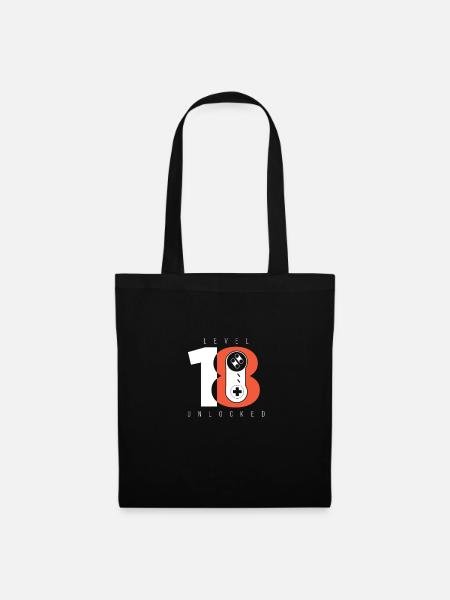 18th birthday - Tote Bag - black