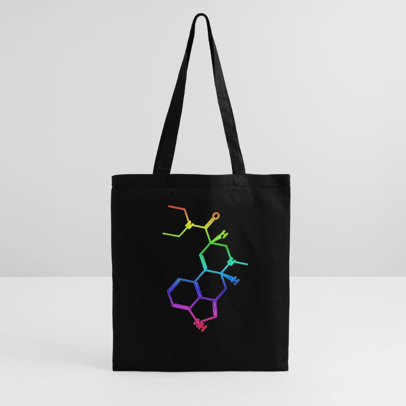 LSD structural formula molecule A. Hofmann Bicycle Day Tote Bag