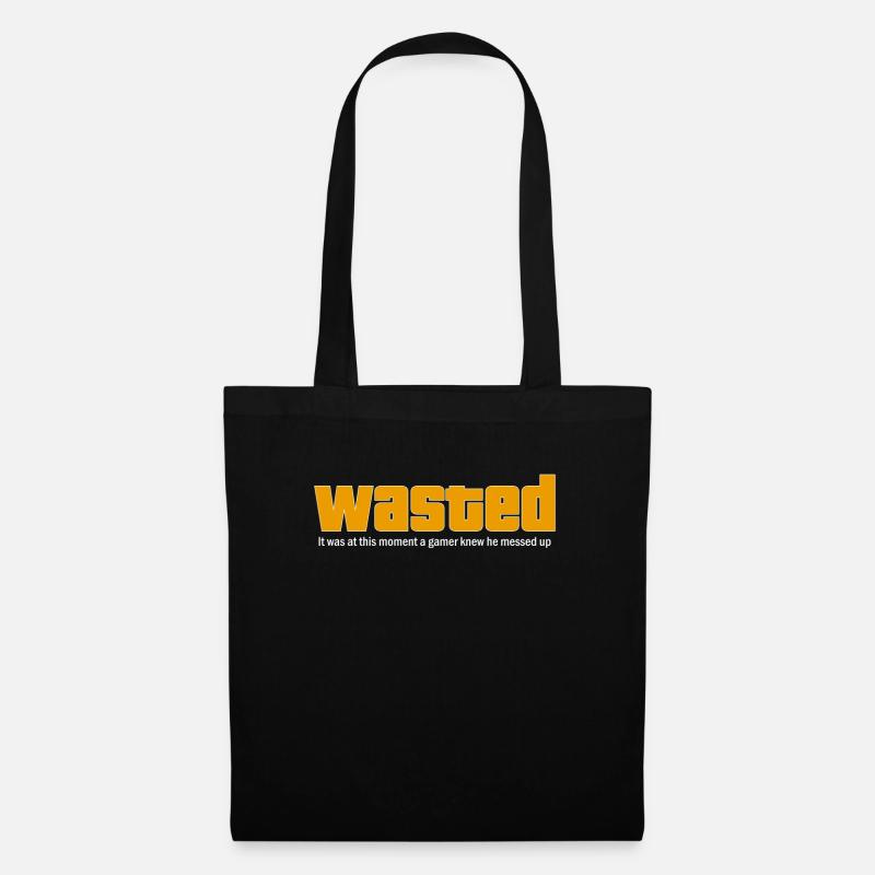 Gaming Gift Idea wast-ed - Tote Bag - black