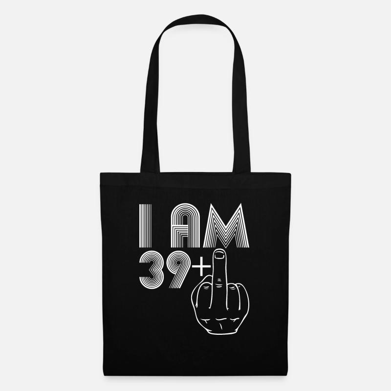 40th birthday - Tote Bag - black