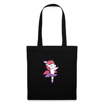 unicorn ballet gift - Tote Bag - black - Front