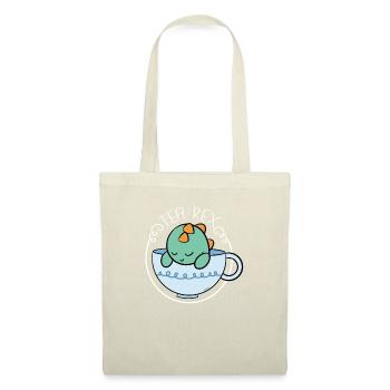 Tea Rex tea buveur de thé - Sac en tissu - nature - Devant