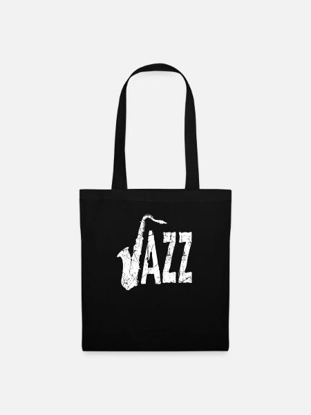 Saxophone - Stoffbeutel - Schwarz