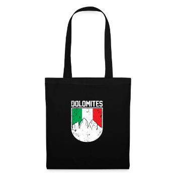 cadeau dolomites italie - Sac en tissu - noir - Devant