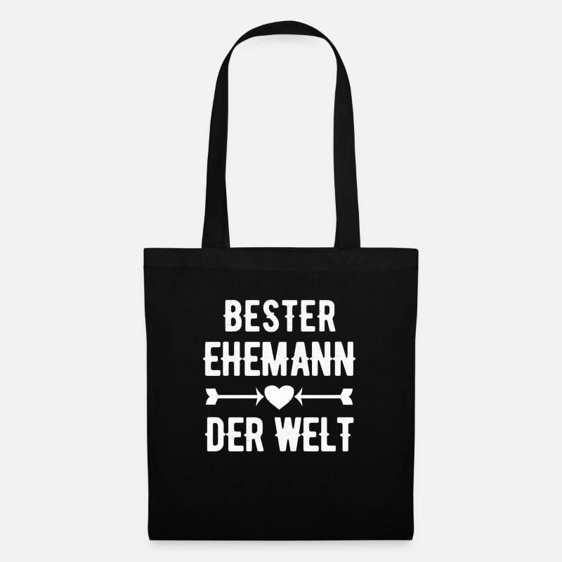 Bester Ehemann der Welt - Stoffbeutel - Schwarz