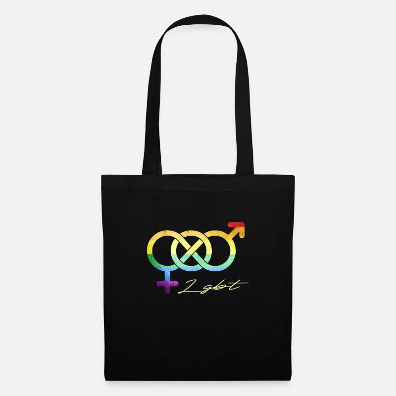 LGBT - Stoffbeutel - Schwarz