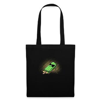 cadeau de bain de soleil popsicle - Sac en tissu - noir - Devant