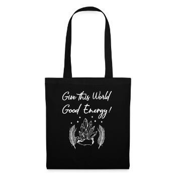Give This World Good Energy Crystal Spirituality - Tote Bag - black - Front
