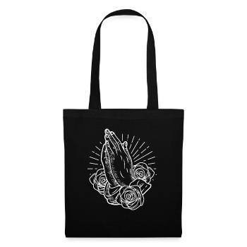 Praying Hands Praying hands to god religion - Tote Bag - black - Front