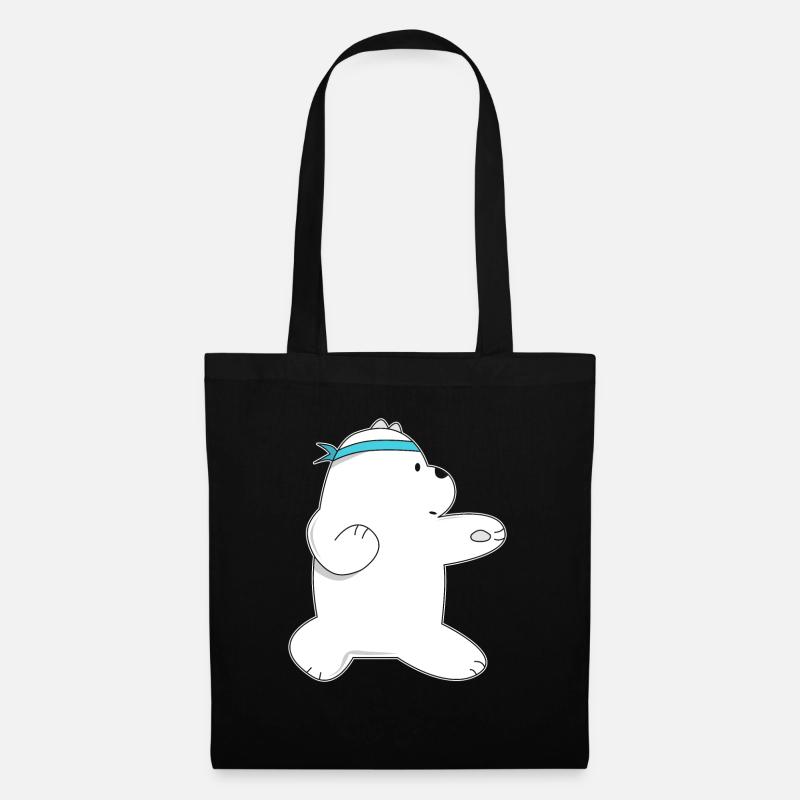 We Bare Bears Ice Bear - Stoffbeutel - Schwarz