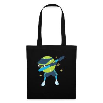 Dabbing Tennis Ball - Stoffbeutel - Schwarz - Vorne