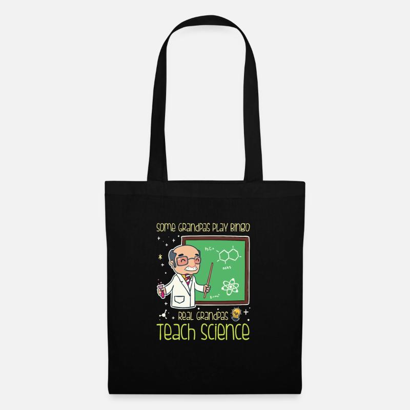 Professeur de sciences - Enseigner les sciences aux vrais grands-parents - Sac en tissu - noir