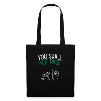 You Shall Not Pass American Football Gift - Tote Bag - black - Front